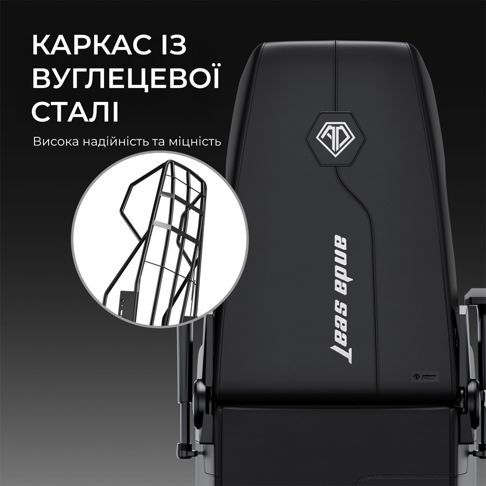 Крісло ANDA SEAT X3 Gaming Sofa PVC Black (AD-W-SF03-04-B-PV) В Україні Крісло ANDA SEAT X3 Gaming Sofa PVC Black (AD-W-SF03-04-B-PV)