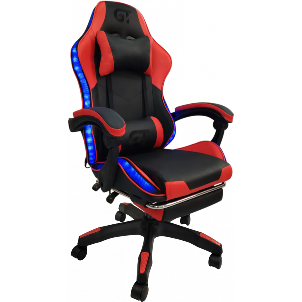 Кресло GT RACER X-6031 Black/Red RGB Тип для геймера