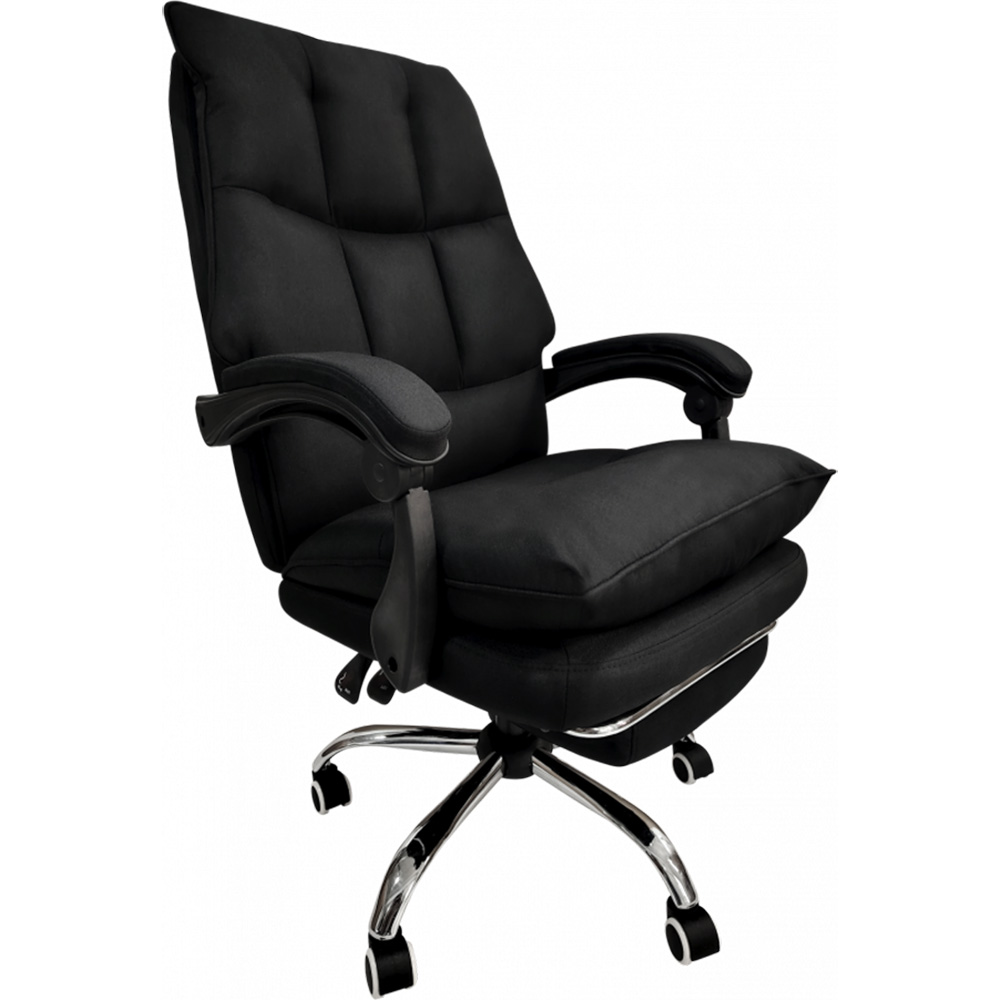 Кресло GT RACER B-5002 Fabric Black Дополнительно Максимальный рост: до 185 см; высувная подножка