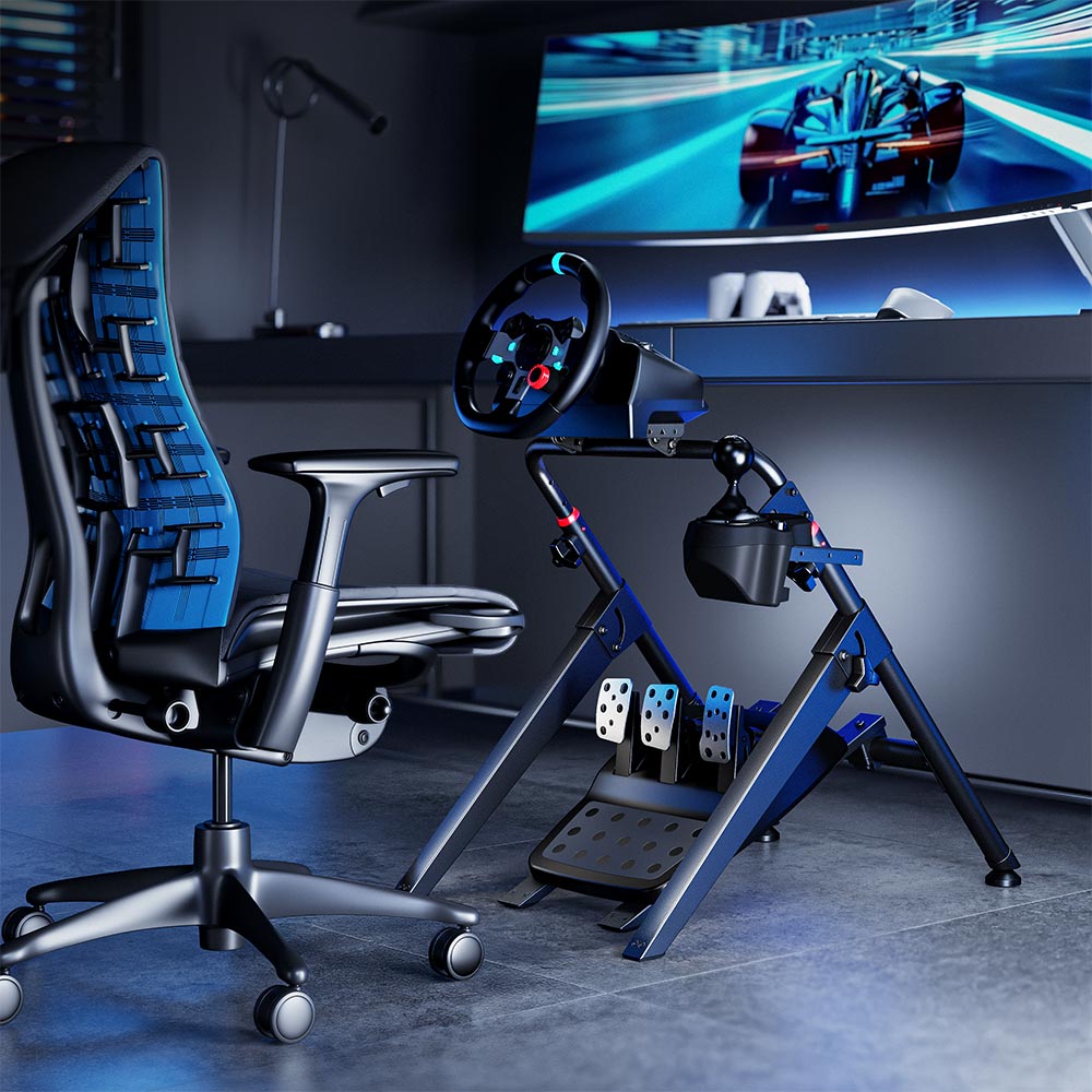 Фото Стенд GAMEPRO для крепления руля, коробки передач и педалей (RS029)