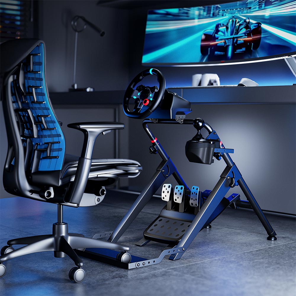 Фото Стенд GAMEPRO для крепления руля, коробки передач и педалей (RS033)