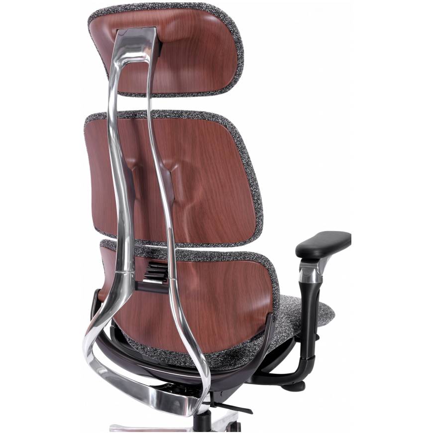 Зовнішній вигляд Крісло GT RACER X-819 Fabric Wood Gray