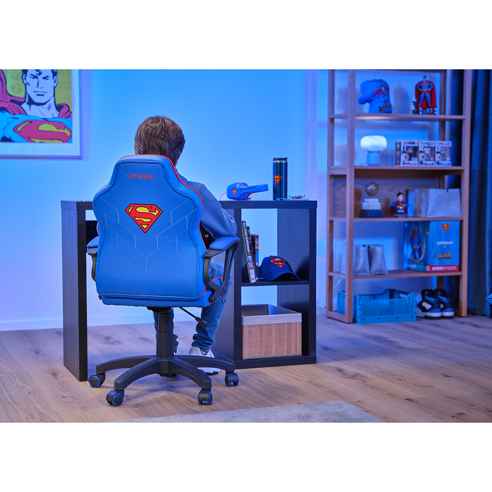 Зовнішній вигляд Крісло TRUST GXT 703SM Revvo Blue (25741)