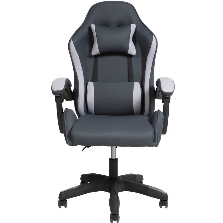 Крісло SPECIAL4YOU TitanStrike (E7726) Додатково У комплекті з кріслом йдуть поперековий валик та подушка-підголовник. Обидві подушки мають анатомічну форму та кріпляться за допомогою спеціальних ремінців.