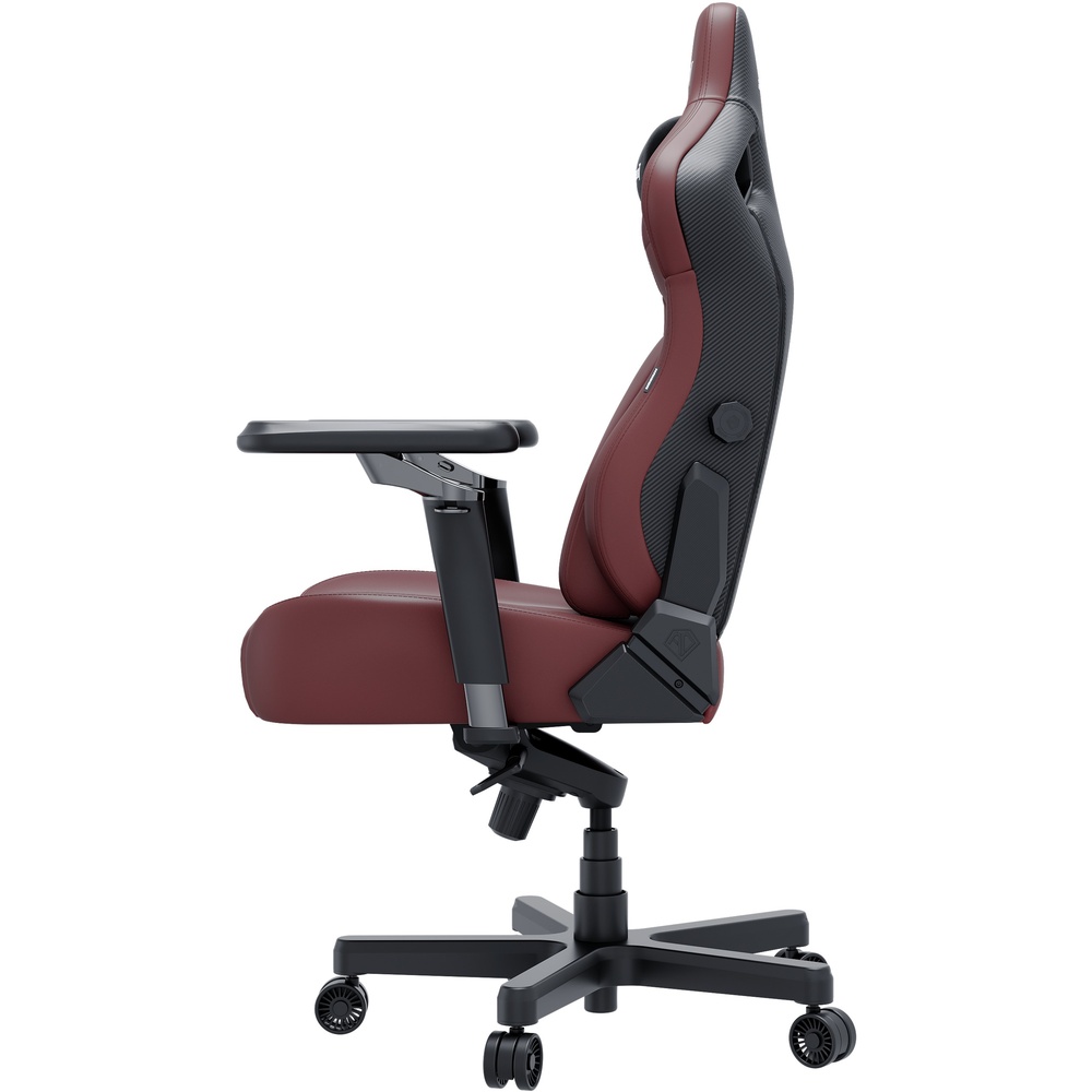 Кресло ANDA SEAT Kaiser 4 V2 Size XL Maroon PVC (AD12YDDC-XLL-20-A-PV/C-03) Основание кресла крестовина с роликами