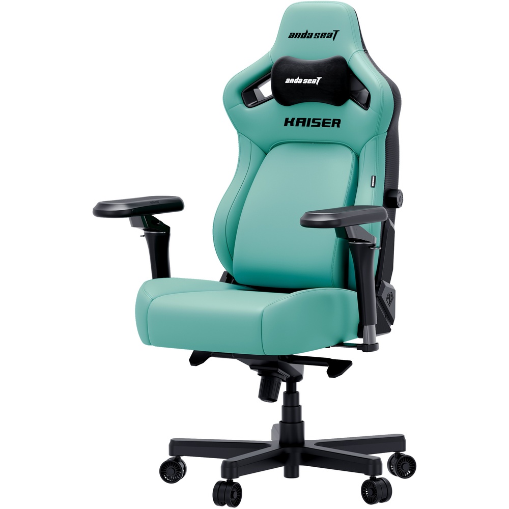 Кресло ANDA SEAT Kaiser 4 V2 Size XL Green PVC (AD12YDDC-XLL-20-E-PV/C-03) Материал обивки кожзаменитель