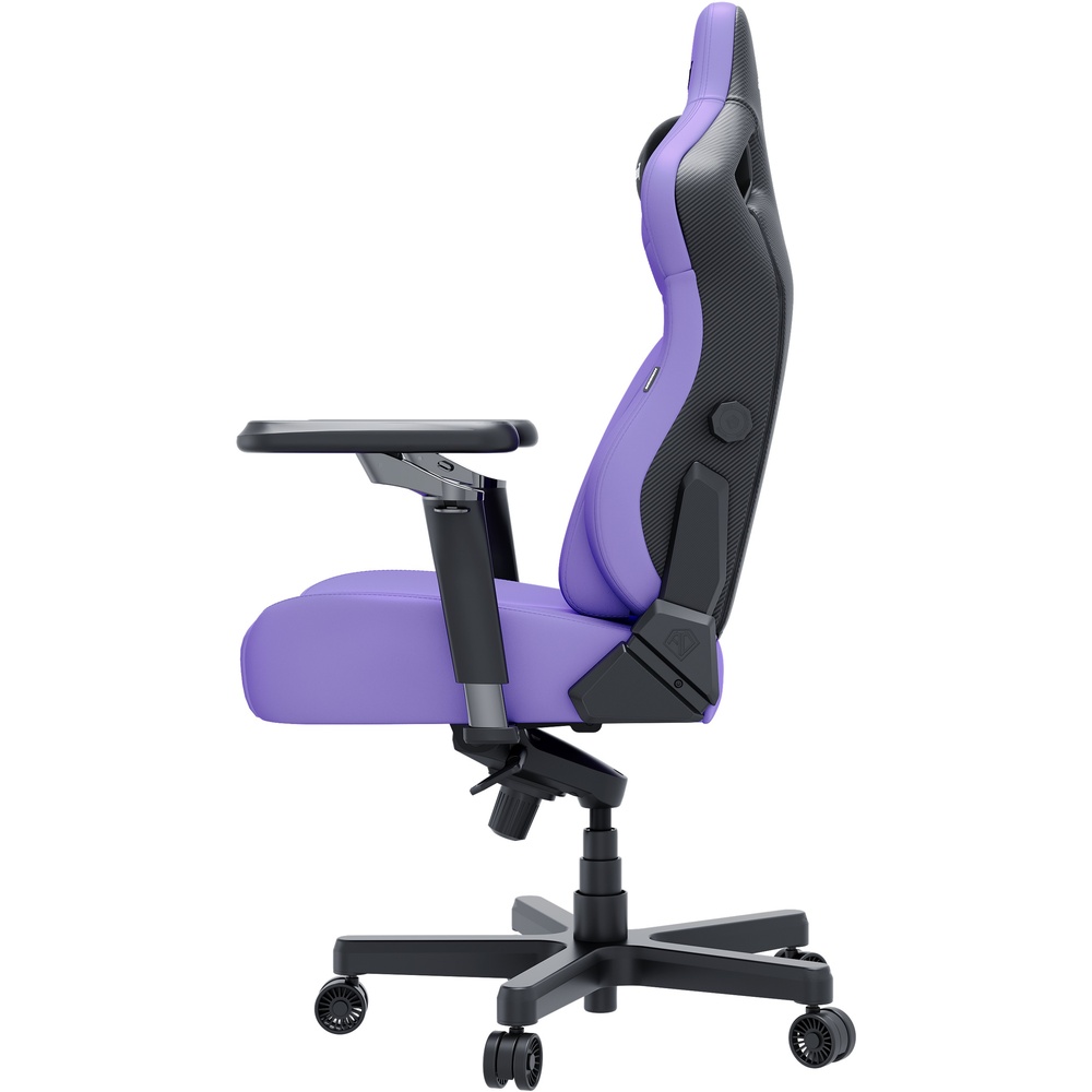 Кресло ANDA SEAT Kaiser 4 V2 Size XL Purple PVC (AD12YDDC-XLL-20-V-PV/C-03) Основание кресла крестовина с роликами