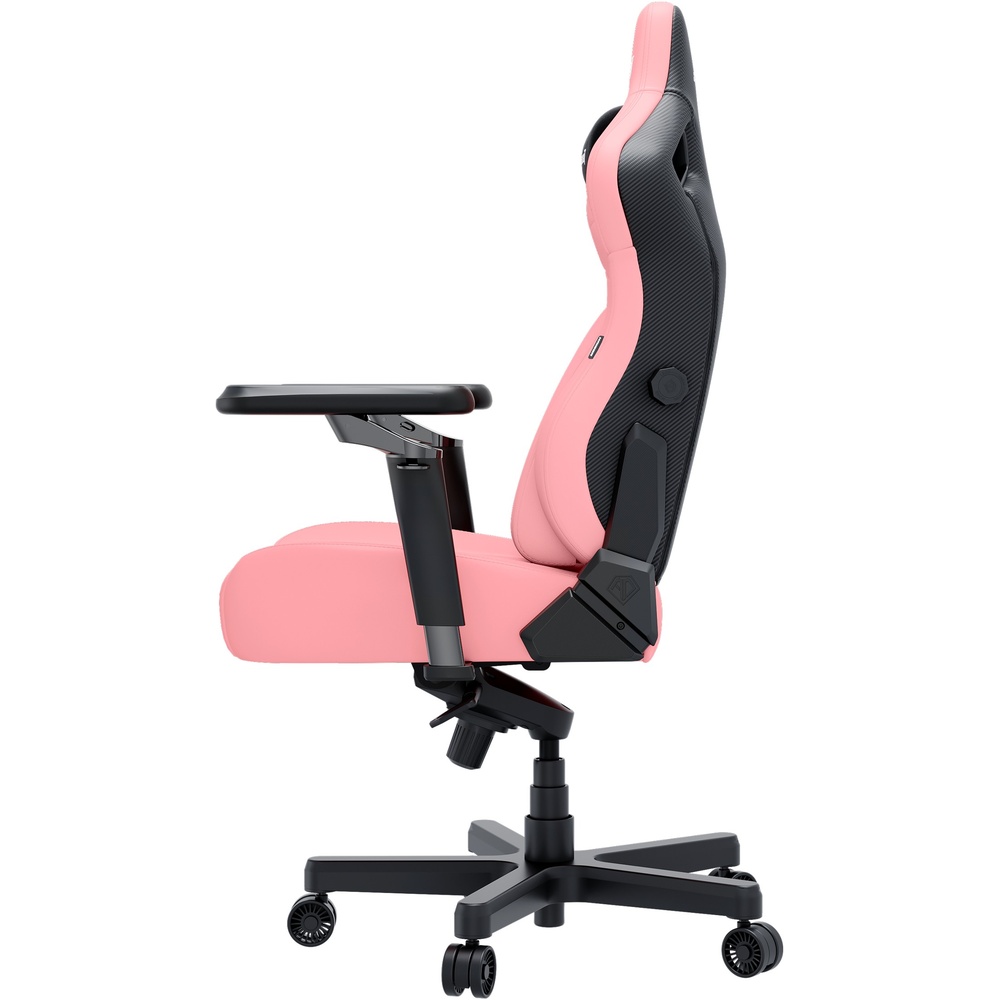 Кресло ANDA SEAT Kaiser 4 V2 Size XL Pink PVC (AD12YDDC-XLL-20-P-PV/C-03) Основание кресла крестовина с роликами