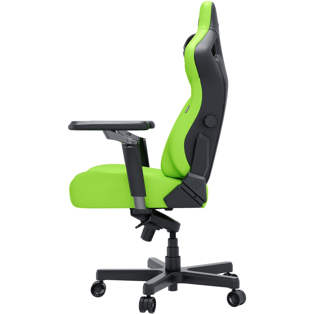 Крісло ANDA SEAT Kaiser 4 V2 Size XL Cyber Green PVC (AD12YDDC-XLL-20-C-PV/C-03) Основа крісла хрестовина з роликами