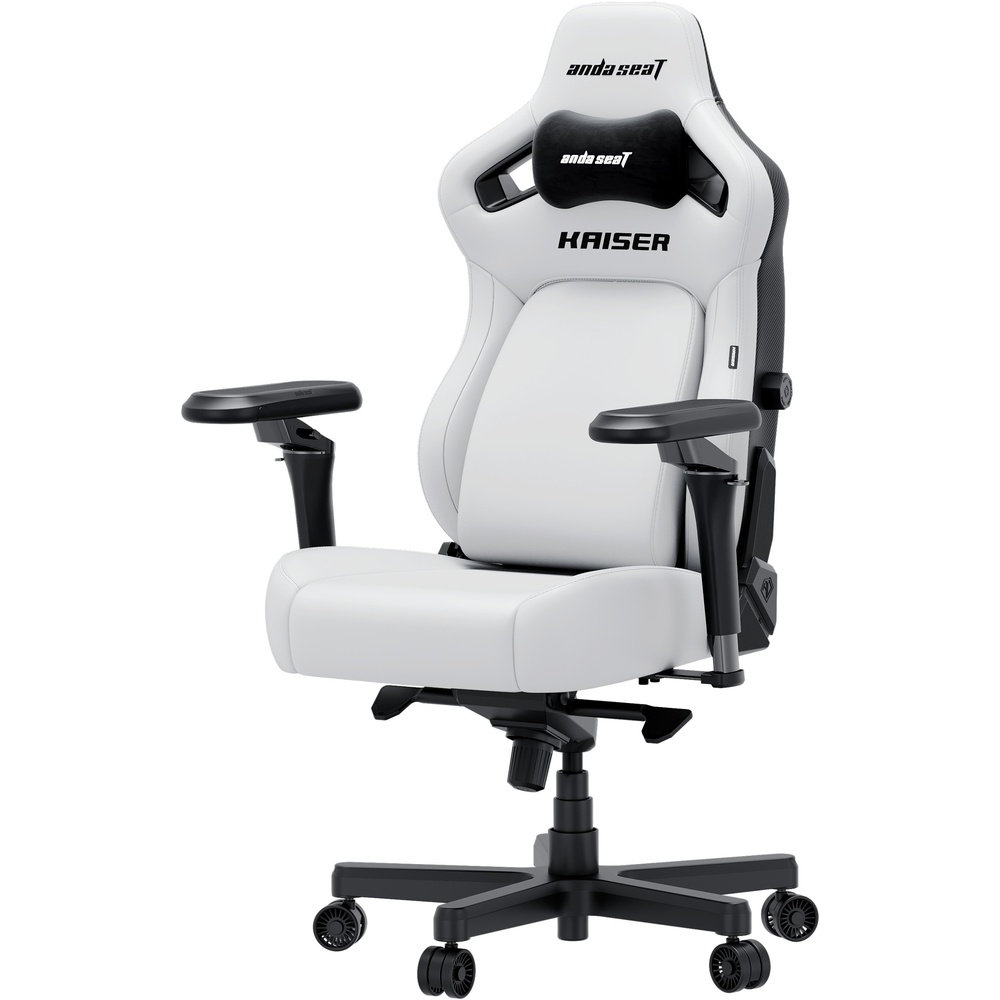 Крісло ANDA SEAT Kaiser 4 V2 Size XL White PVC (AD12YDDC-XLL-20-W-PV/C-03) Матеріал оббивки шкірозамінник