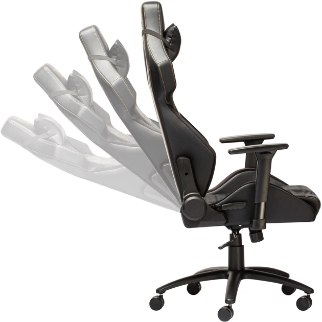 Кресло YENKEE YGC 110GD ONYX (63000052) Материал обивки кожзаменитель