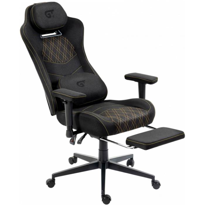 Кресло GT RACER X-2407 Fabric Black/Orange Материал корпуса металл