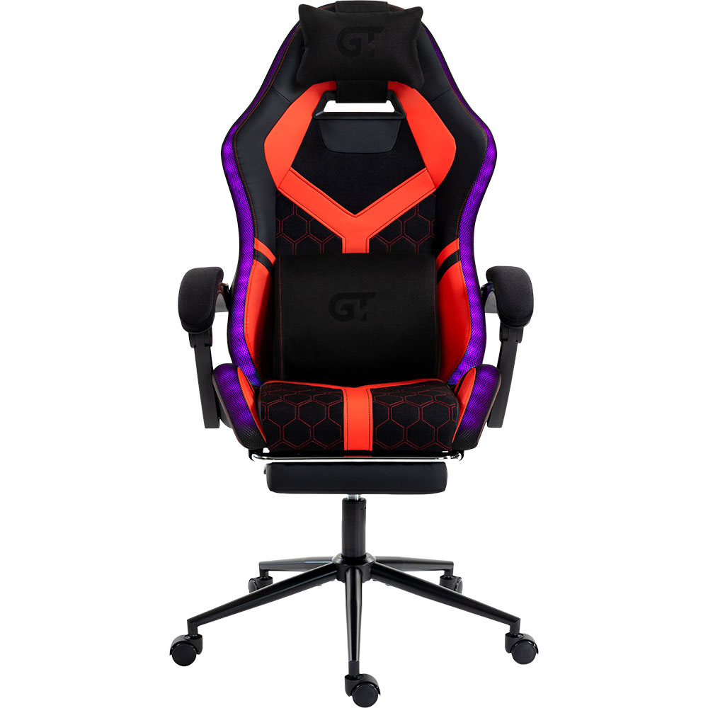 Крісло GT RACER X-2336 Black/Red RGB Тип для геймера