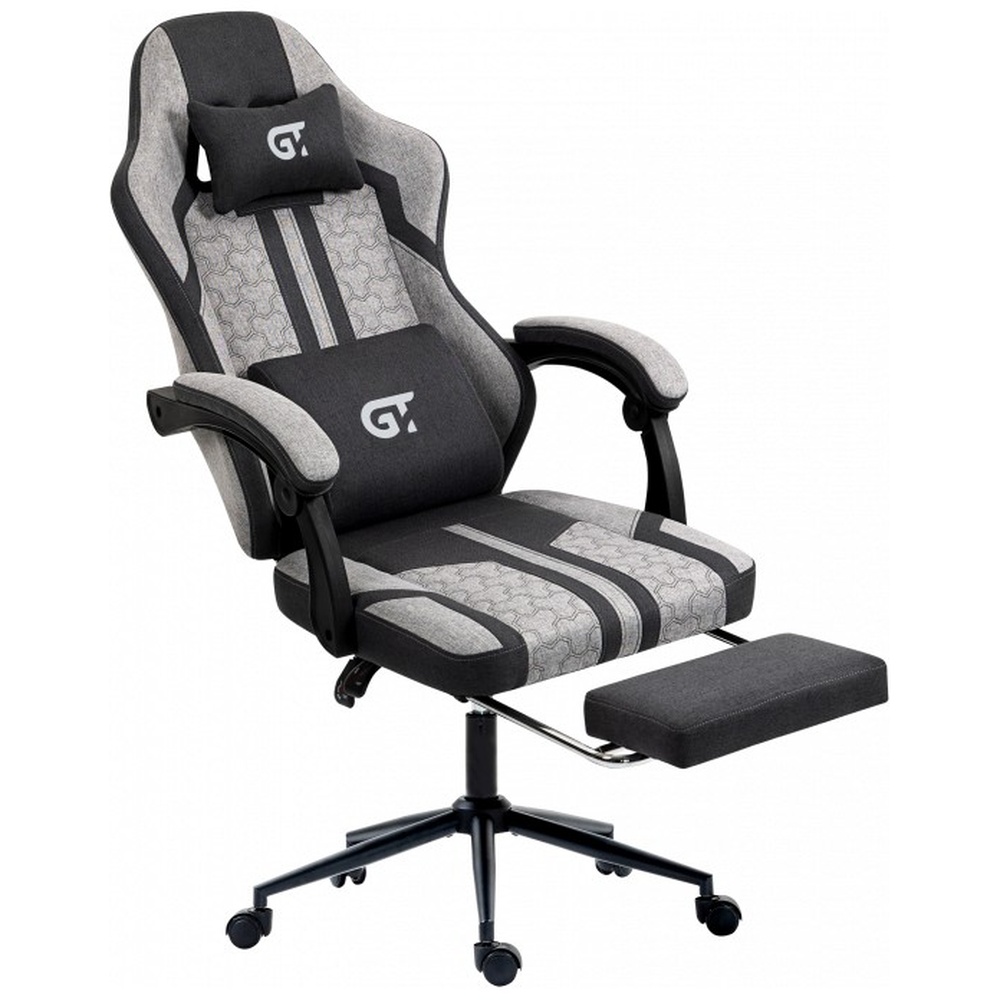 Крісло GT RACER X-2337Fabric Gray Матеріал корпусу метал