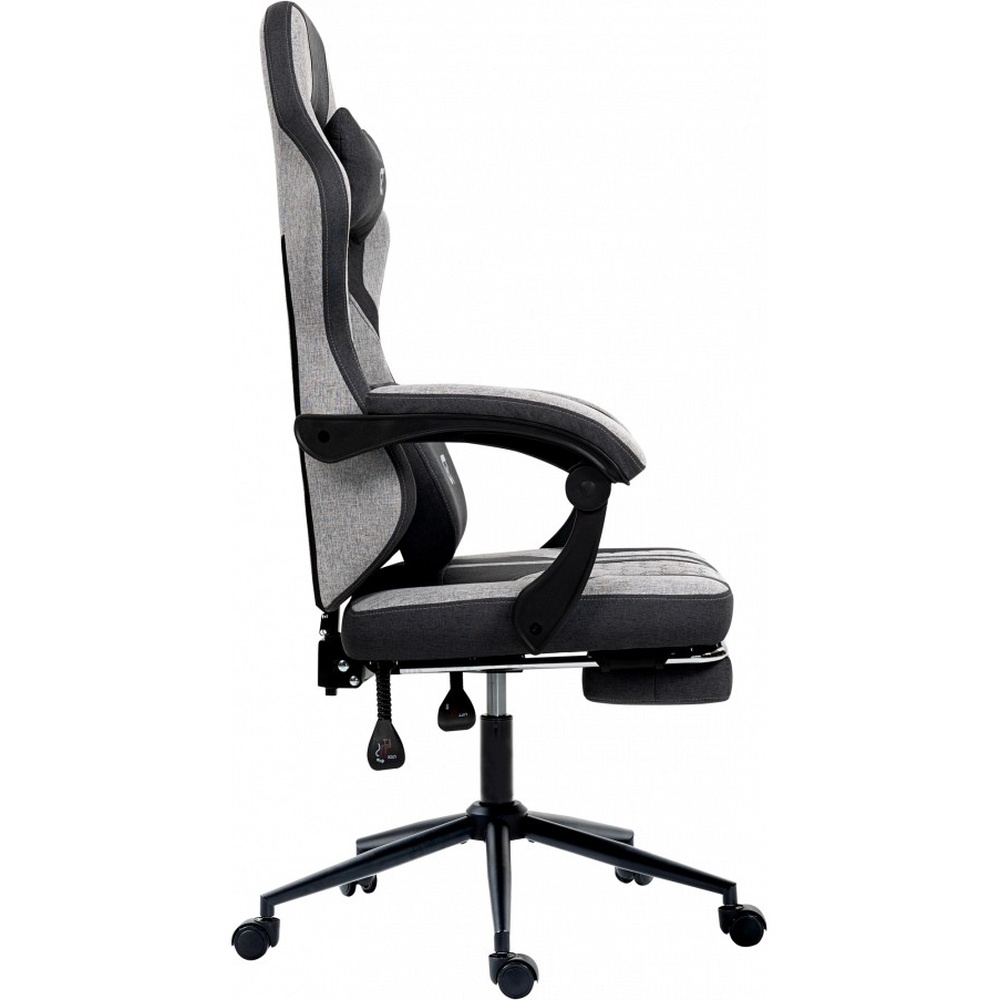 Крісло GT RACER X-2337Fabric Gray Матеріал оббивки тканина