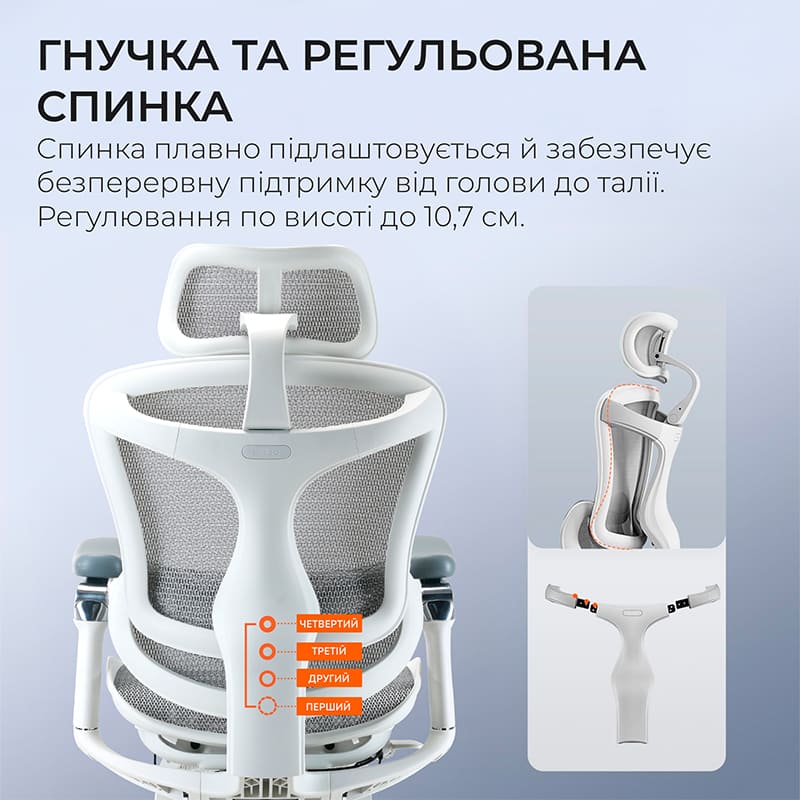 Покупка Кресло SIHOO DORO C300 Pro Mesh White (DORO-C300-PRO-M102-JT)