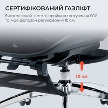 Крісло SIHOO DORO C300L Mesh Black (DORO-C300L-A3-101-JT)