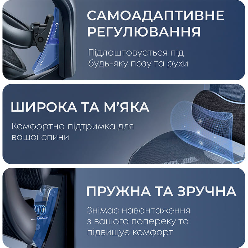 В інтернет магазині Крісло SIHOO DORO C300L Mesh Black (DORO-C300L-A3-101-JT)