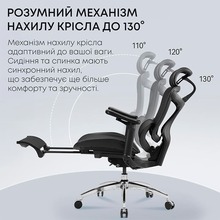 Крісло SIHOO DORO C300L Mesh Black (DORO-C300L-A3-101-JT)