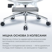Крісло SIHOO DORO C300L Mesh White (DORO-C300L-A3-102-JT)
