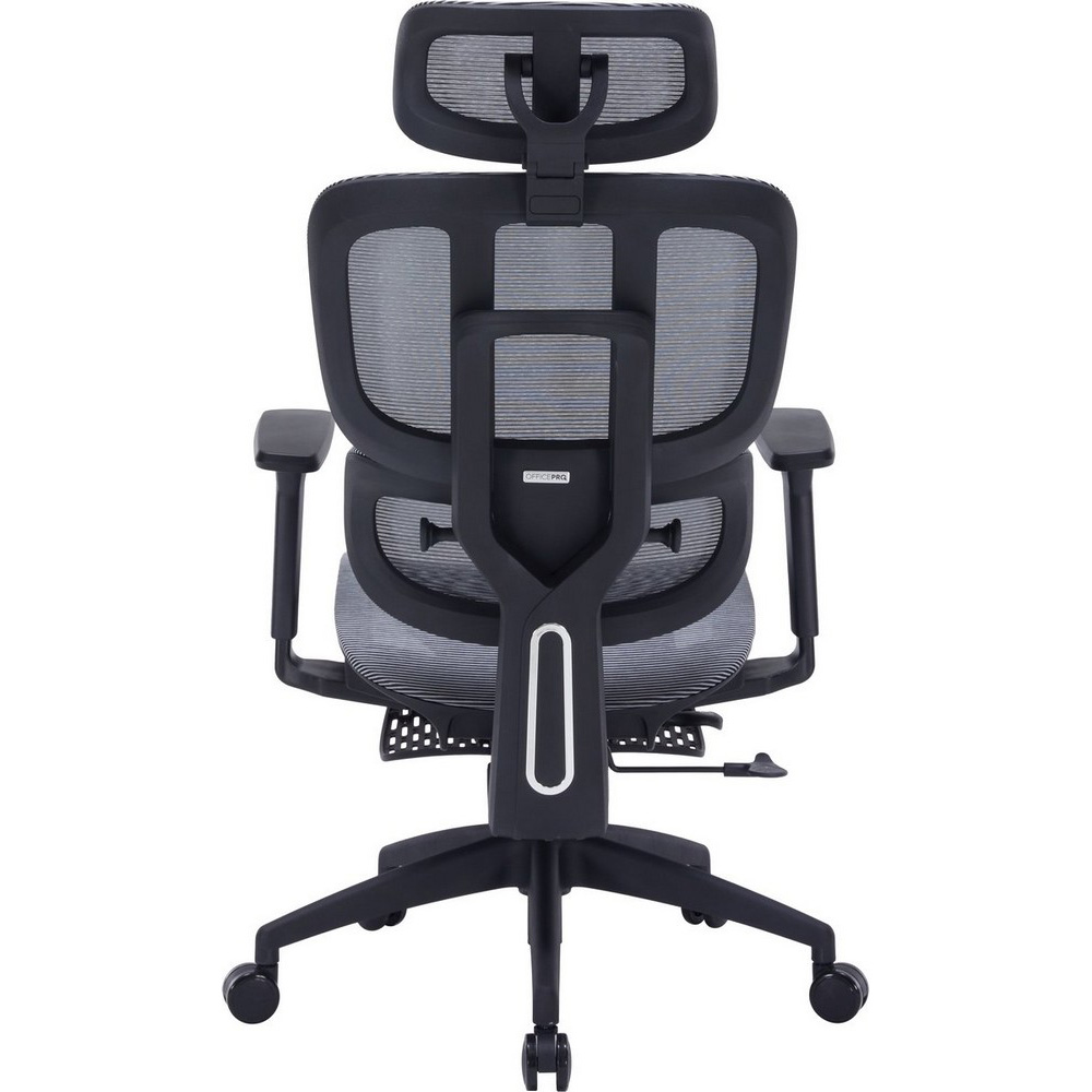 Зовнішній вигляд Крісло OFFICEPRO Skyline Footrest OC750 Black/Dark Gray (OC750-B-DG-DG)