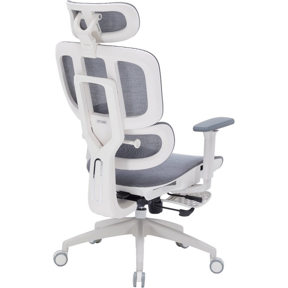 Фото Крісло OFFICEPRO Skyline Footrest OC750 White/Dark Gray (OC750-W-DG-DG)