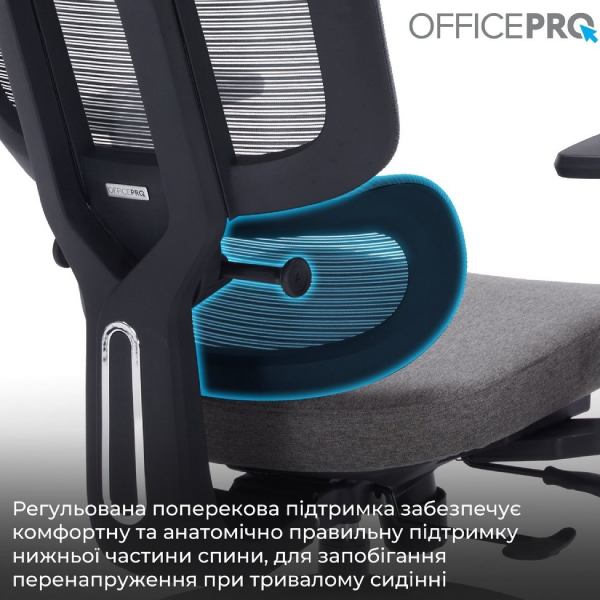 Изображение Кресло OFFICEPRO Skyline OC580-B-DG-DG Black/Dark Gray