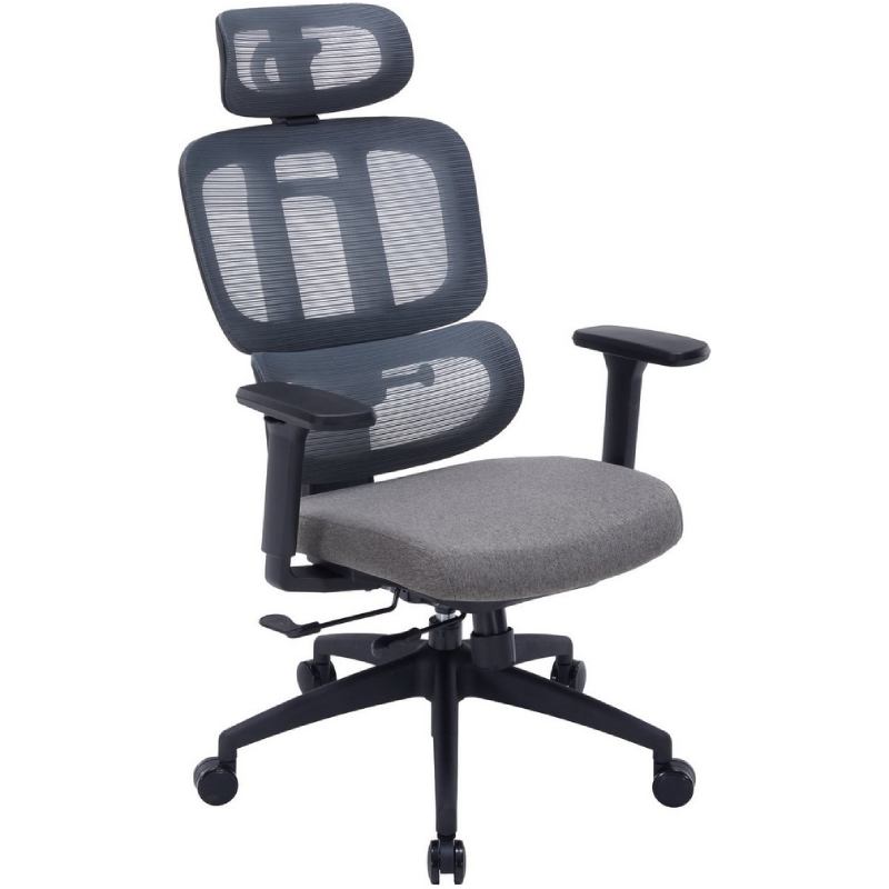 Кресло OFFICEPRO Skyline OC580-B-DG-DG Black/Dark Gray Дополнительно 3D подлокотники