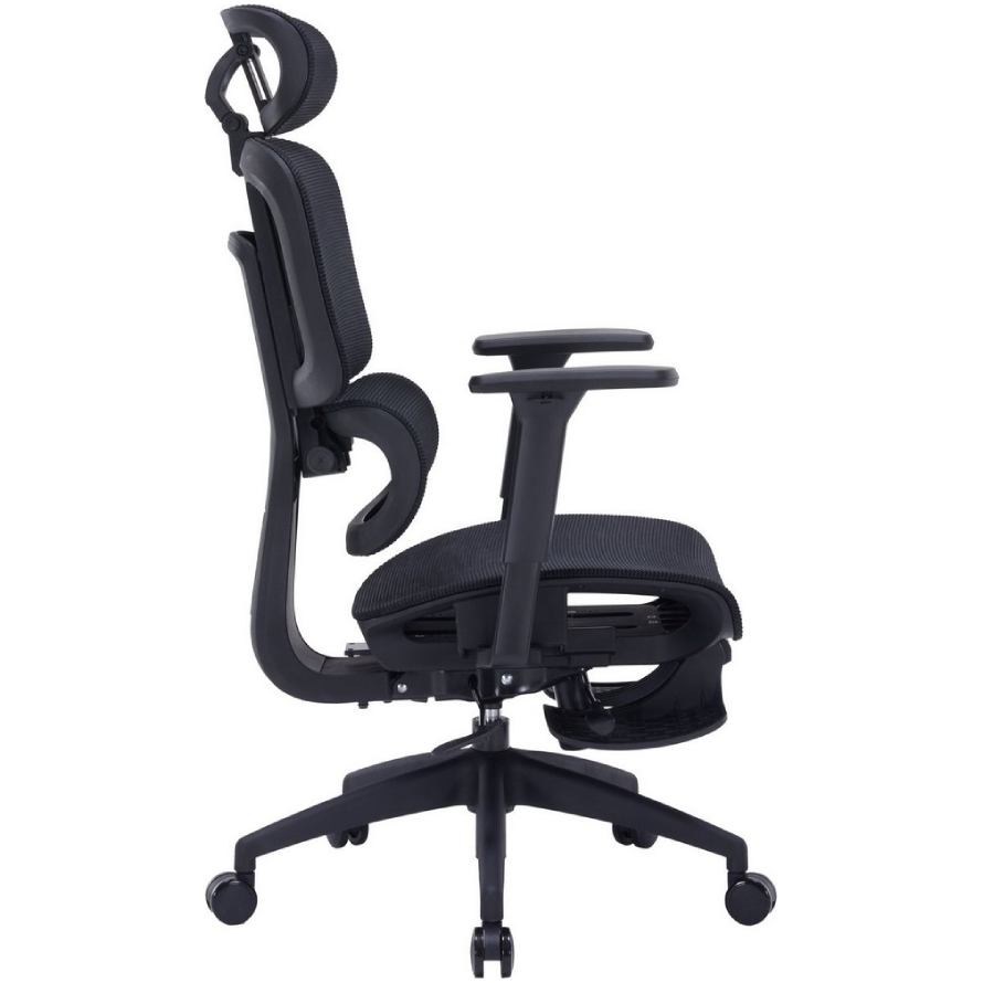 Крісло OFFICEPRO Skyline Footrest OC750-B-B-B Black Матеріал оббивки сітка поліестер