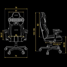 Крісло HATOR Arc 4 XXL Velour Black (HTC4440XXL)