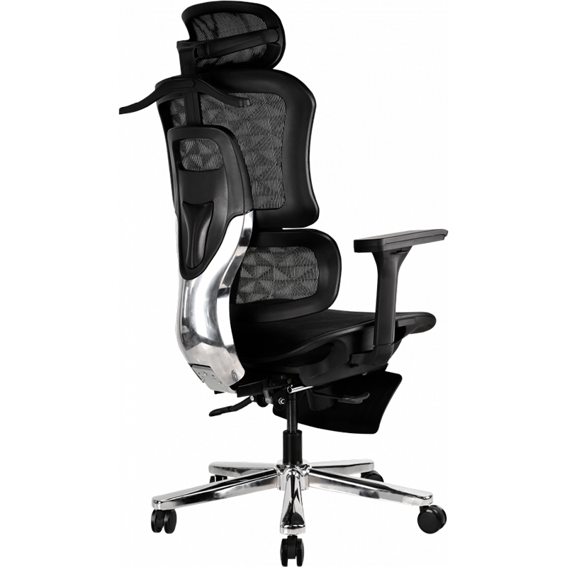 Стілець GT RACER B-528 Black Додатково Нахил спинки від 90 ° до 135 °; Підлокітники 4D; Максимальне зростання: До 190 см