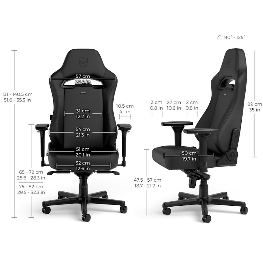 Внешний вид Кресло NOBLECHAIRS HERO ST Black (NBL-HRO-ST-BED)
