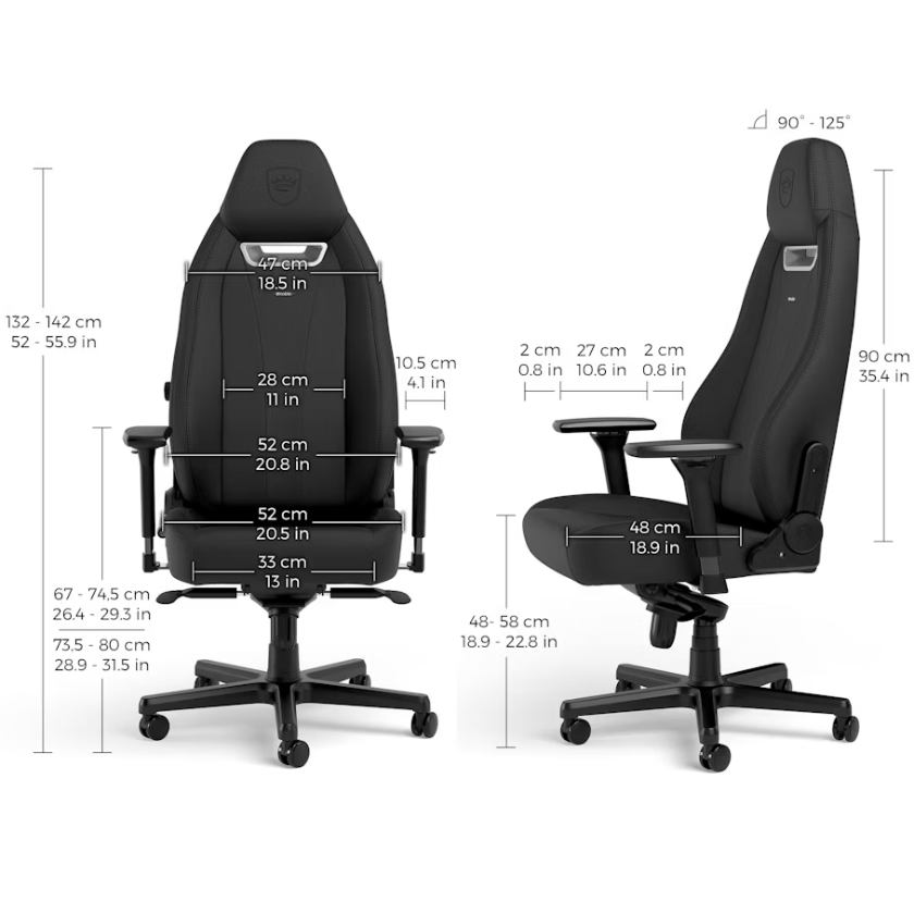 Внешний вид Кресло NOBLECHAIRS LEGEND Black (NBL-LGD-GER-BED)