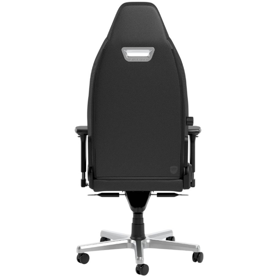 Кресло NOBLECHAIRS LEGEND Silver (NBL-LGD-PU-XXV) Вторичный цвет черный