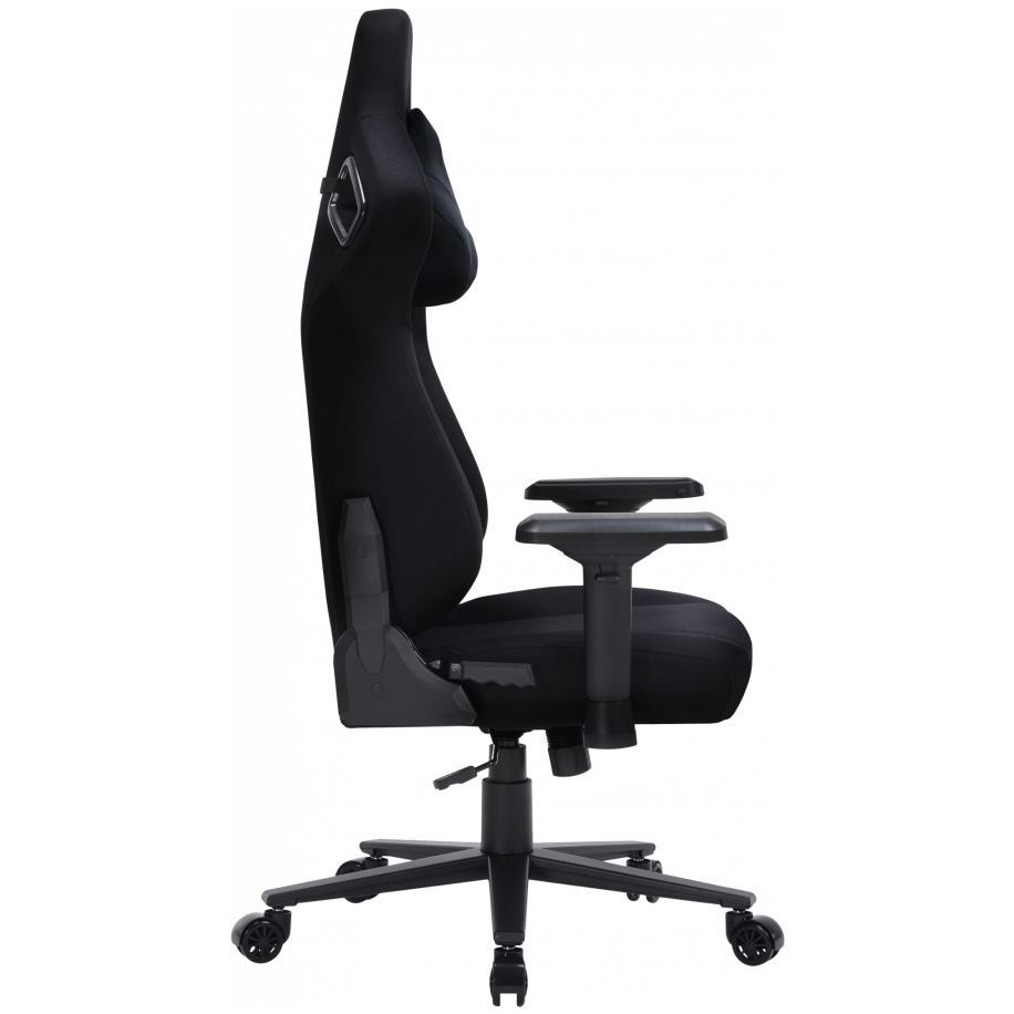 Крісло GT RACER X-8405 Fabric Black Основа крісла хрестовина з роликами