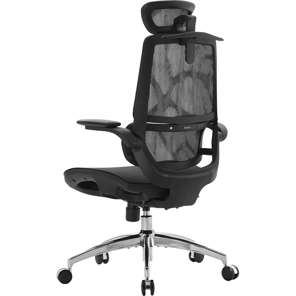 Кресло SIHOO M59AS Mesh Black (M59AS-M302) Вторичный цвет нержавеющая сталь
