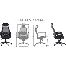 SPECIAL4YOU Крісло Briz black fabric