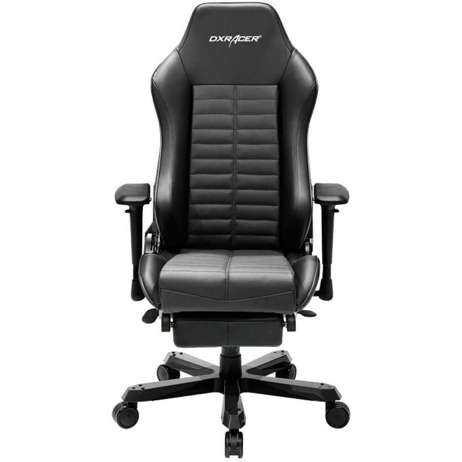 Крісло DXRACER IRON OH/IA133/N з підніжкою (чорне)