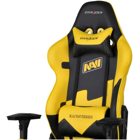 Крісло DXRACER RACING OH/RZ21/NY/NAVI Вторинний колір жовтий