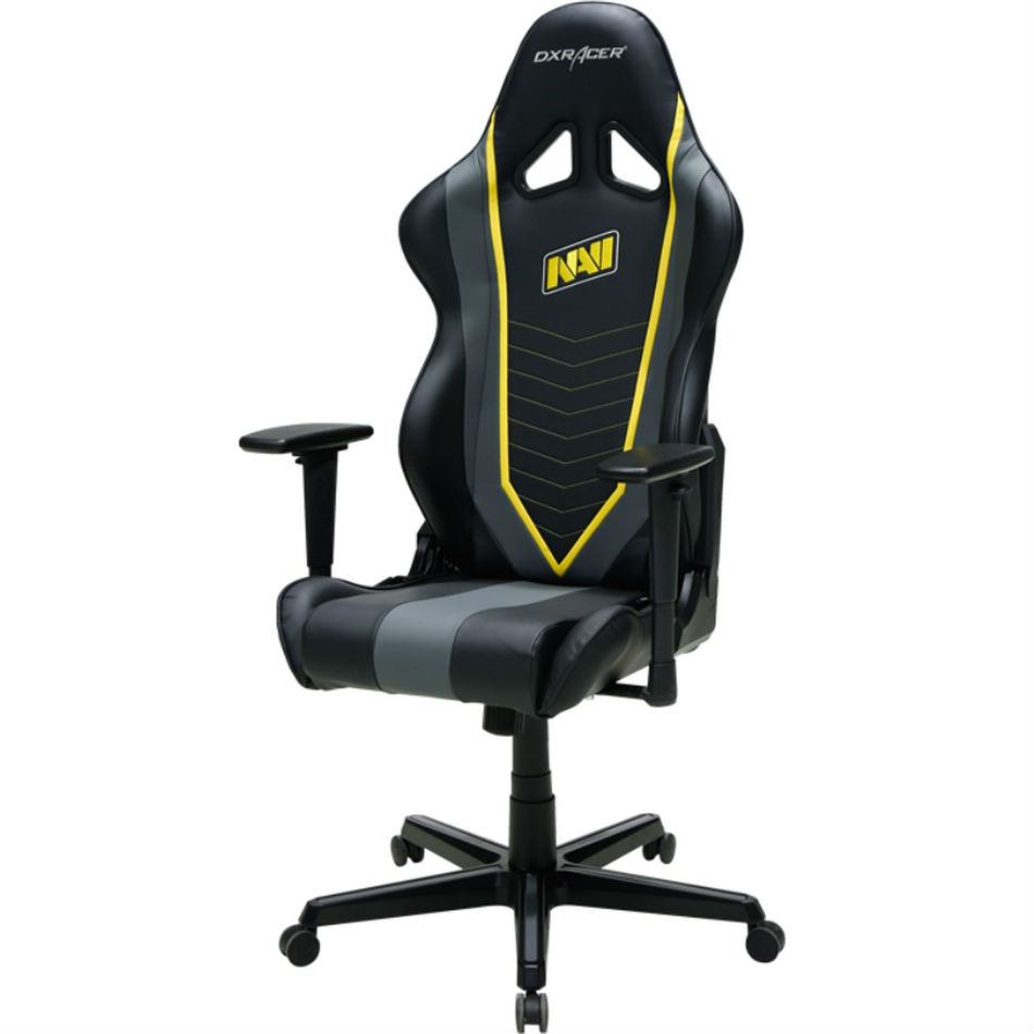 Кресло DXRACER RACING OH/RZ60/NGY NAVI 2018 Black/Yellow Материал обивки кожзаменитель