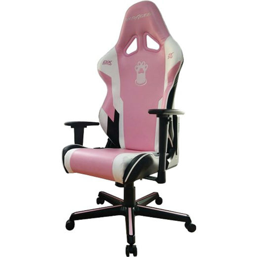 Крісло DXRACER RACING OH/RZ95/PWN Pink/White/Black Тип для геймера