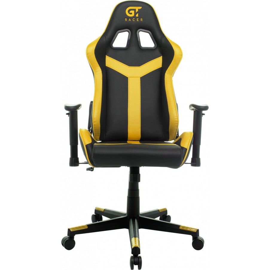 Кресло GT RACER X-2527 Black/Yellow