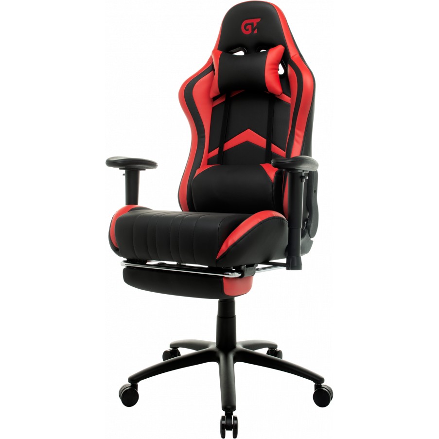 Крісло GT RACER X-2534-F Black / Red Матеріал оббивки шкірозамінник