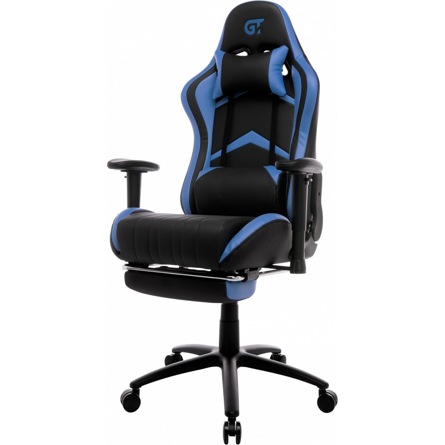 Крісло GT RACER X-2534-F Black / Blue Матеріал оббивки шкірозамінник