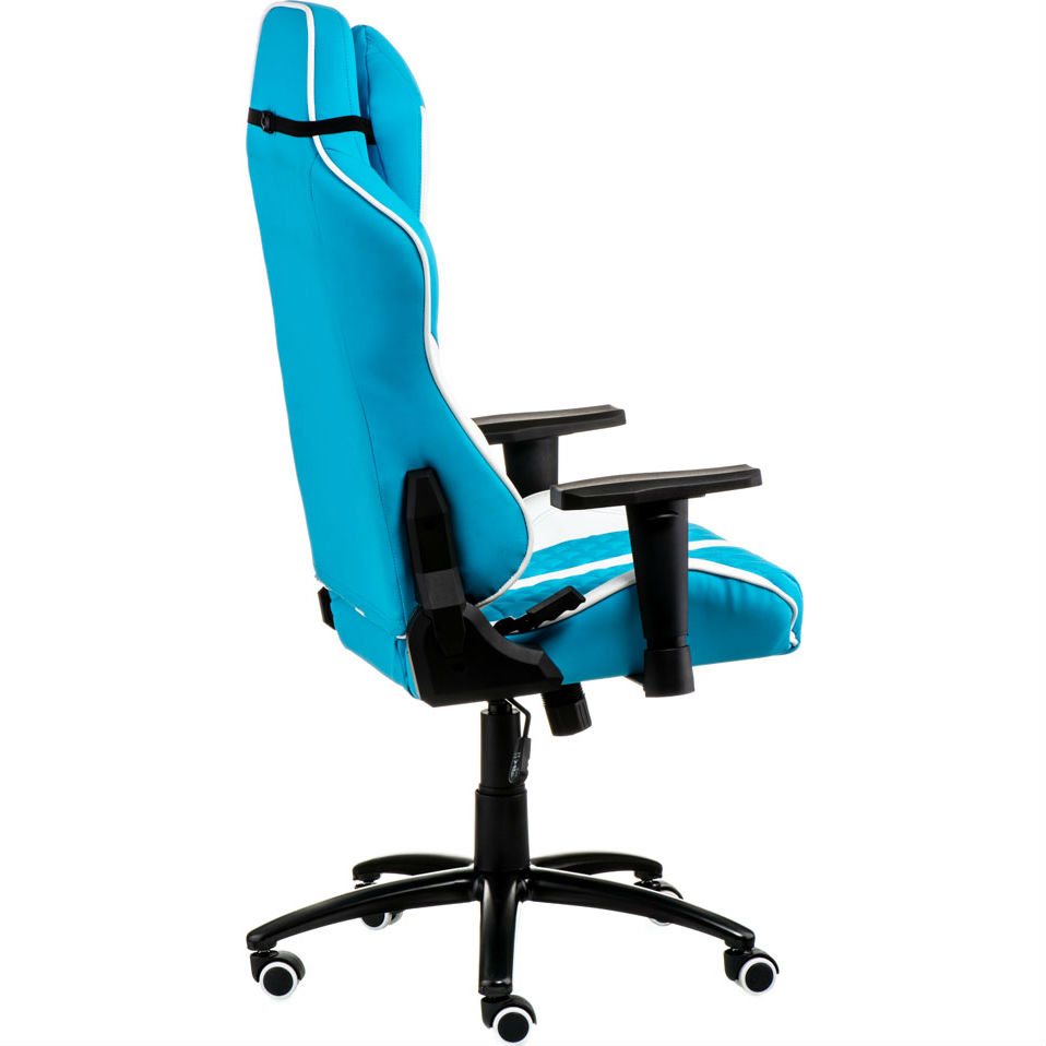 Внешний вид Кресло SPECIAL4YOU Extreme Race light blue/white (E6064)