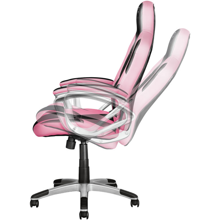 Кресло Trust GXT 705P Ryon Gaming chair Pink (23206) Вторичный цвет розовый