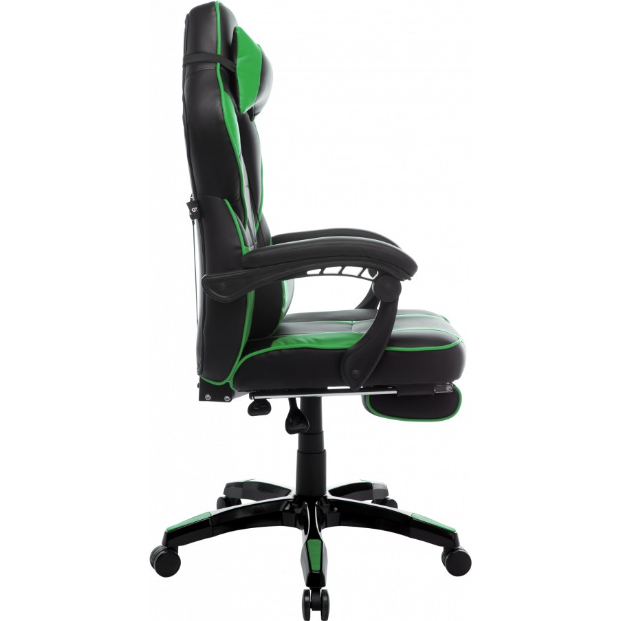 Кресло GT RACER X-2749-1 Black/Green Материал корпуса металл