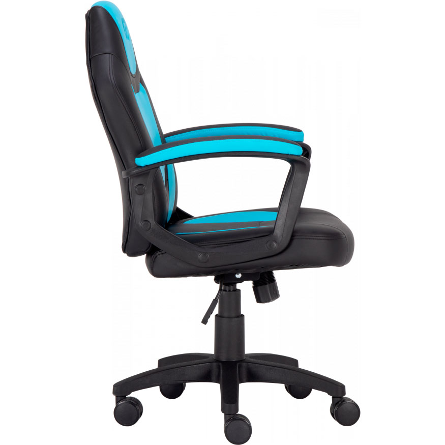 Крісло GT RACER X-1414 Kids Black/Light Blue Матеріал оббивки шкірозамінник