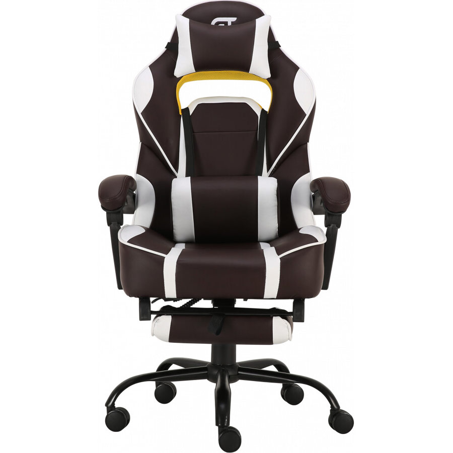 Крісло GT RACER X-2748 Dark Brown/White Тип для геймера