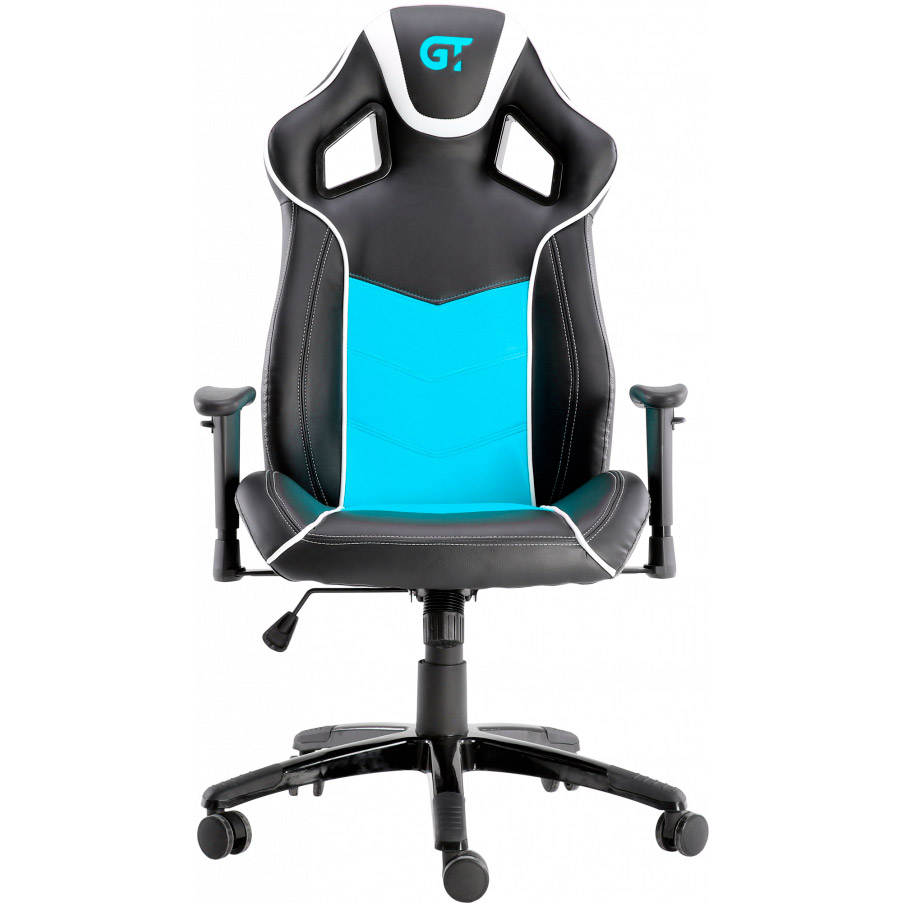 

Кресло GT RACER X-2560 Black/White/Light Blue, X-2560 Black/White/Light Blue